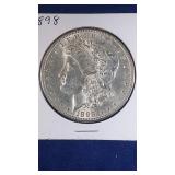1989 Morgan Silver Dollar coin