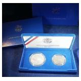 1986 2 piece Statue of Liberty Proof Commemorative