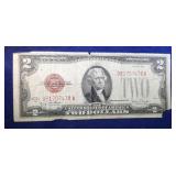 1928 G $2 red seal note