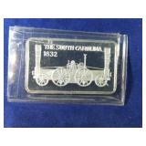 The South Carolina 1832 1 oz. .999 silver art bar