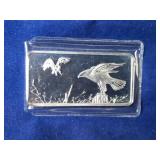 American Eagle 1 oz. .999 silver art bar