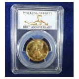 2016 W PCGS SP69 gold 100th Anniversary of the