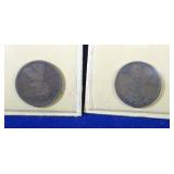 1916 D & 1916 S Lincoln Wheat Penny coins
