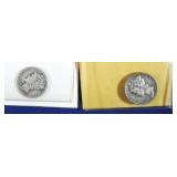 1939 S & 1940 Mercury Dime coins