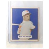 1949 Bowman #143 Bob Dillinger ROOKIE CARD  St.