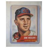 1953 Topps #80 Jim Hegan  Cleveland Indians