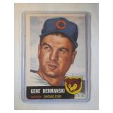 1953 Topps #179 Gene Hermanski  Chicago Cubs