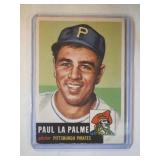 1953 Topps #201 Paul La Palme  Pittsburgh Pirates