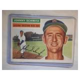 1956 Topps #298 Johnny Schmitz-Boston Red Sox John