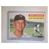 1956 Topps #301 Marv Grissom  New York Giants