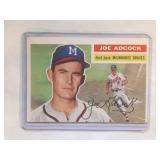 1956 Topps #320 Joe Adcock  Milwaukee Braves