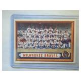 1957 Topps #114 Milwaukee Braves Team Card  Hank