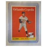 1958 Topps #343 Orlando Cepeda ROOKIE CARD  San