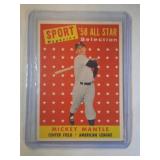 1958 Topps #487 Mickey Mantle All-Star  New York