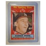 1959 Topps HIGH #571 Warren Spahn All-Star 