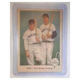 1959 Fleer Ted Williams #11  1938 Spring Training