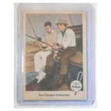 1959 Fleer Ted Williams #67  Two Famous Fishermen