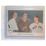 1959 Fleer Ted Williams #75  Ted with Babe Ruth -