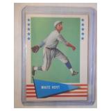 1961 Fleer Hall of Fame Waite Hoyt  New York