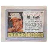 1961 Post Cereal #190 Billy MartinCincinnati Reds