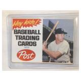 Mickey Mantle Post Cereal Blank Back Advertising