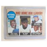 1968 Topps #5 Hank Aaron Ron Santo Willie McCovey