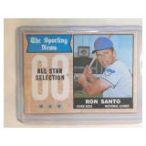 1968 Topps #366 Ron Santo All-Star card  Chicago
