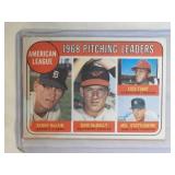 1969 Topps #9 Denny McLain McNally Tiant Win