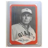 RARE 1975 Great Plains Greats Chief Bender RED 