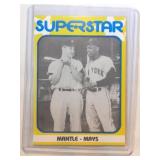 1980 TCMA Mickey Mantle Willie Mays SUPERSTARS-New