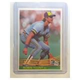 1984 Donruss Robin Yount card  Milwaukee Brewers