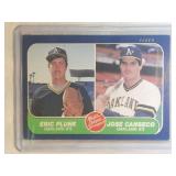 1986 Fleer Jose Canseco ROOKIE CARD  Oakland