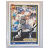 AUTOGRAPHED 1991 Topps Paul Molitor cardMilwaukee