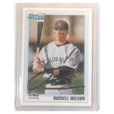RARE 2011 Bowman Russell Wilson Baseball ROOKIE