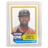 2016 Future Stars Ronald Acuna Jr. ROOKIE CARD -