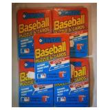 5 UNOPENED packs 1989 Donruss Baseball - Possible