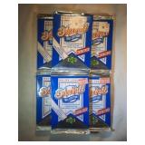 6 UNOPENED packs 1991 Upper Deck BaseballPossible