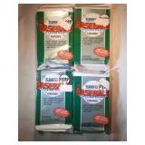 4 UNOPENED Jumbo packs 1992 Fleer Baseball 