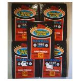 5 UNOPENED packs 1992 Stadium Club Series 3