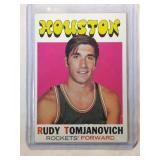 1971-72 Topps Rudy Tomjanovich ROOKIE CARD-Houston