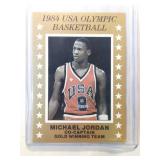 RARE 1984 GOLD Michael Jordan USA Olympic ROOKIE