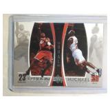 2005-06 Upper Deck Michael Jordan LeBron James