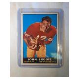 1961 Topps #59 John Brodie ROOKIE CARD  San