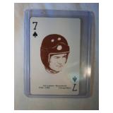 RARE 1963 Stancraft Sid Luckman RED BACK  Chicago