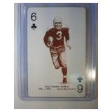 RARE 1963 Stancraft Tony Canadeo RED BACK  Green