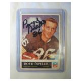 AUTOGRAPHED 1965 Philadelphia Boyd Dowler  Green