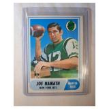 1968 Topps Joe Namath card - New York Jets Alabama