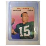 1969 Topps GLOSSY Bart Starr Insert  Green Bay