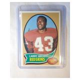 1970 Topps Larry Brown ROOKIE CARD - Washington