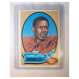 AUTOGRAPHED 1970 Topps Floyd Little (Deceased) -
